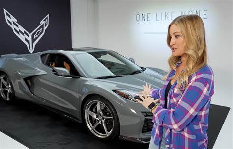 VIDEO IJustine Checks Out The 2024 Corvette E Ray Says Top Speed Is