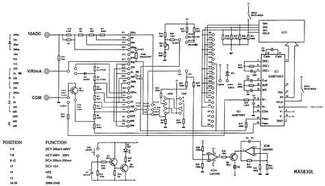 Circuit Diagram Of Digital Multimeter