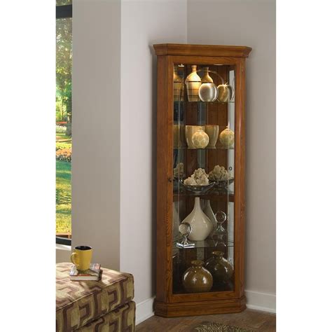Pulaski Furniture Curios 20206 Transitional Corner Curio With