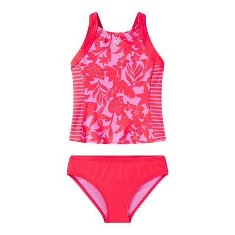 Speedo Girls Print Blocked Tankini Sportchek