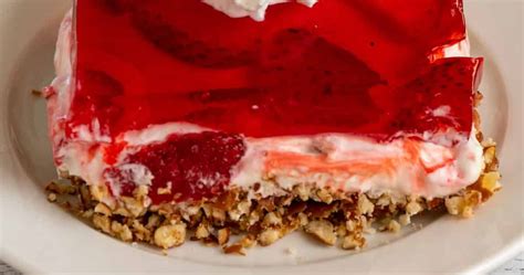 Strawberry Pretzel Salad Punchfork