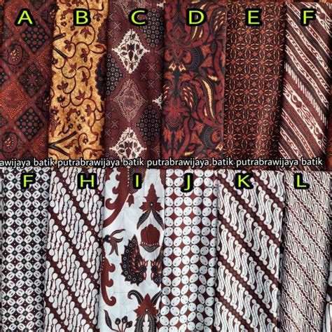 Jual Kain Batik Printing Jarik Sogan Hitam Manis Primis Keren Seragam