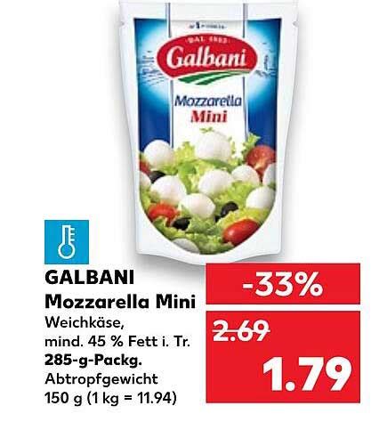 Galbani Mozzarella Mini Angebot Bei Kaufland 1Prospekte De