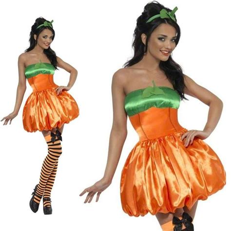 Fever Sexy Pumpkin Halloween Fancy Dress Costume Women 6 16 Sm Ebay