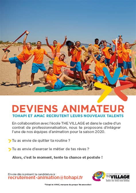 AnimJobs Emploi Animation Formation BAFA BAFD BPJEPS DEJEPS Job D