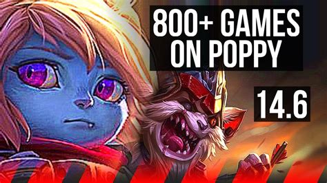 POPPY Vs KLED TOP 800 Games Legendary 10 3 6 NA Master 14 6