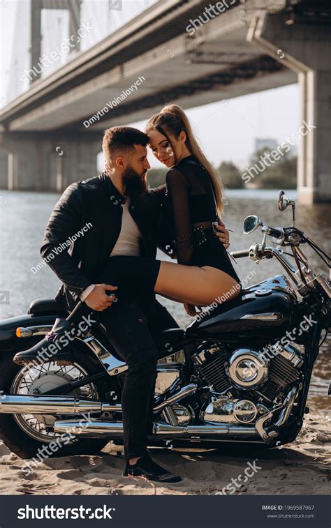 Couple On Motorcycle Photography