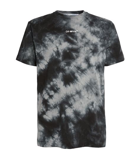 Mens Off White Grey Tie Dye Arrows T Shirt Harrods Uk