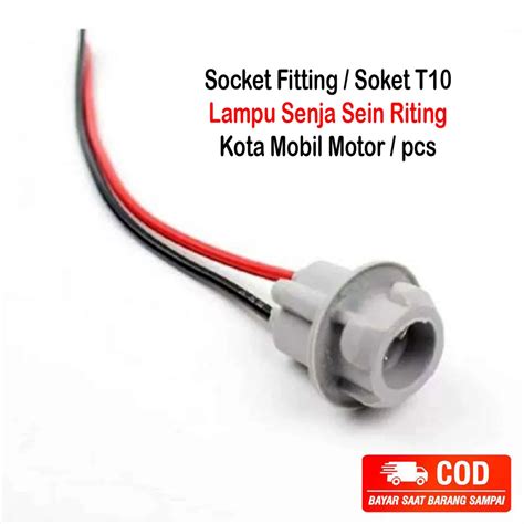 Jual Socket Fitting Soket T Lampu Senja Sein Riting Kota Mobil