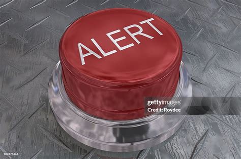 Red Alert Button High Res Stock Photo Getty Images