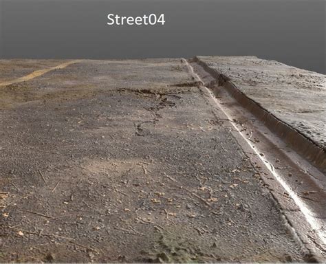 5 Pbr Damaged Street Textures 4k Texture Cgtrader