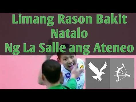 Ateneo Vs DLSU Game Highlights March 07 2020 Five Reason Why La