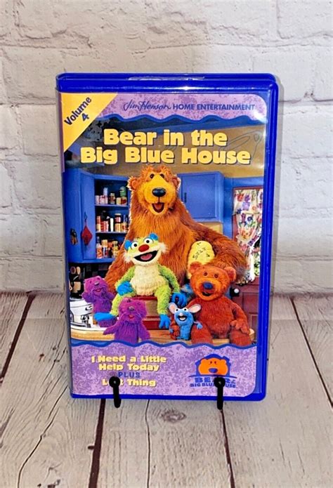 Bear in the Big Blue House i Need a Little Help Today Plus Lost Thing Volume 4 VHS by Jim Henson ...