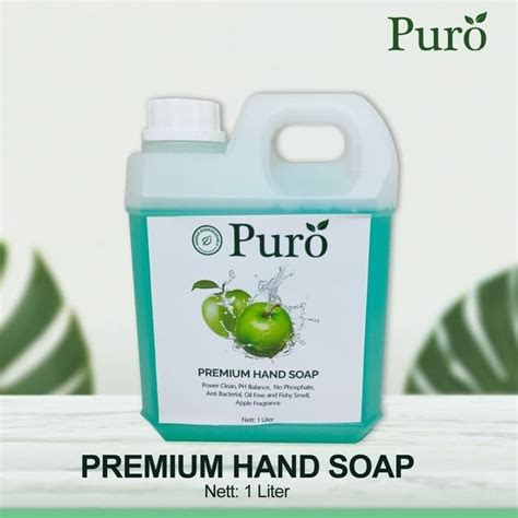 Hand Soap Puro Premium 1 Liter Sabun Cuci Tangan Refill Lazada Indonesia