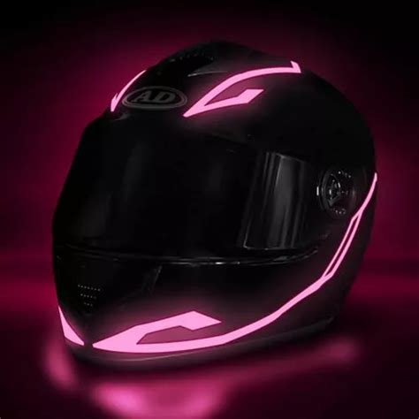 Luz Para Casco De Motocicleta Modos De Conducci N Tiras