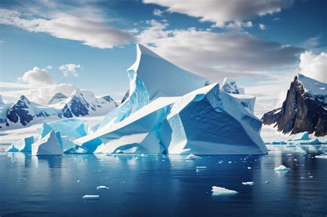 Premium AI Image | iceberg in Antarctica