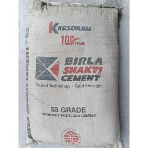 Birla Shakti 53 Grade OPC Cement At 420 Bag Chennai ID 2851769498362