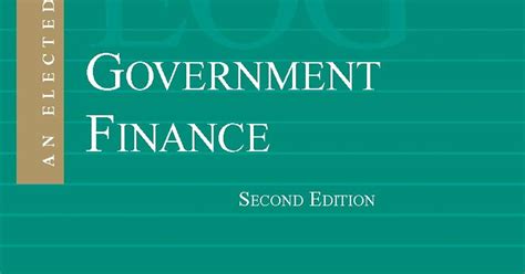 elected officials guide government finance
