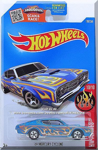 Hot Wheels Mercury Cyclone Hw Flames Blue Contemporary