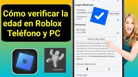 Cómo verificar tu edad en Roblox actualización 2024 Cómo verificar