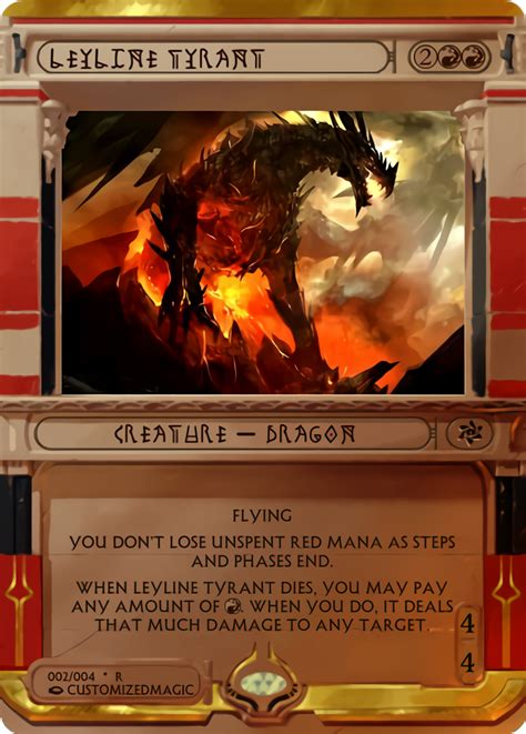 Leyline Tyrant Magic The Gathering Proxy Cards