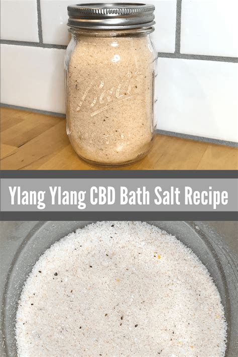 Simple Cbd Ylang Ylang Bath Salt Recipe Simply Add Cbd™