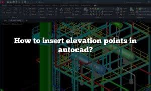 How To Insert Elevation Points In Autocad