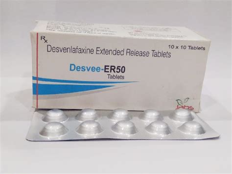 Desvenlafaxine Extended Release 50 Mg Tablets For Hospital Clinic At