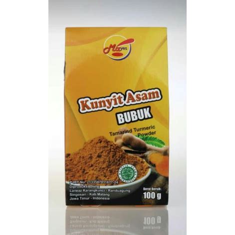 Jual Minuman Herbal Kunyit Asam Serbuk MAYES Shopee Indonesia