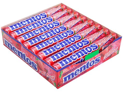 Bala Mastig Vel Mentos Frutas Vermelhas Unidades De G