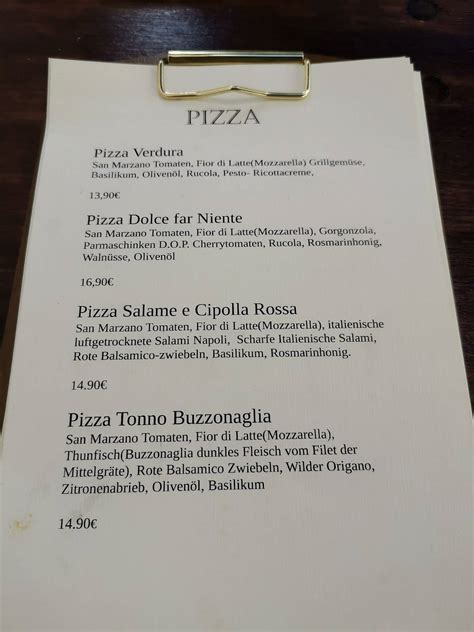 Speisekarte Von IL Siciliano Pizza Vino Espresso Bar Braunschweig