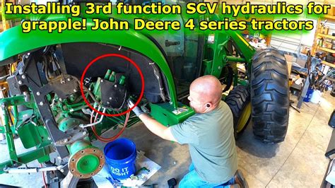 Installing 3rd Function Scv Control Valve In A John Deere 4 Series