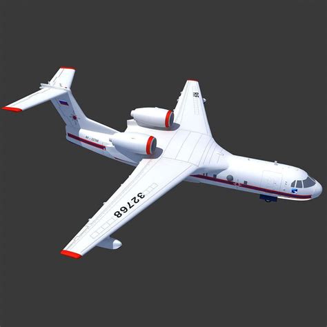 Beriev Be-200 Altair 3D Model by 3D Horse