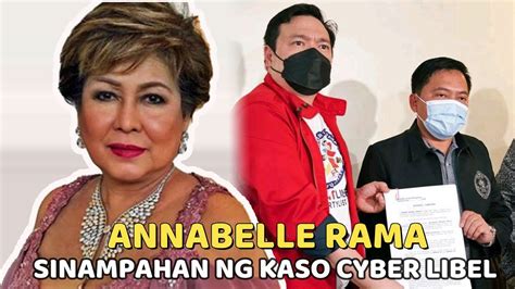 Annabelle Rama Sinampahan Ng Cyber Libel Case Sa Dating Aide Ni Manny Pacquiao Na Si Jake Joson