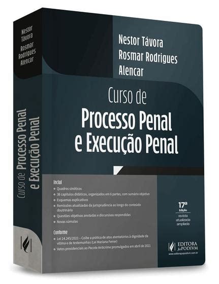 Curso De Processo Penal E Execu O Penal Edi O Juspodivm