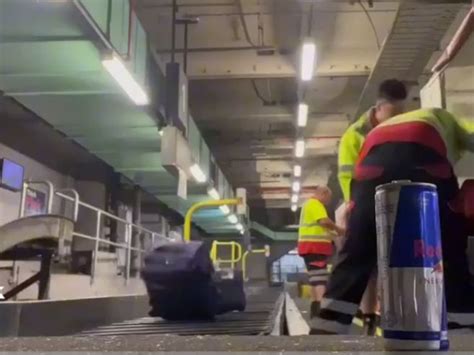 Swissport Qantas Baggage Handlers Stood Down After Shock Video News