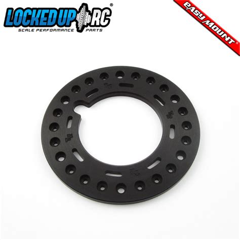 New 2 2 Beadlock Rings TrailReady Rock Ring Black RCCrawler