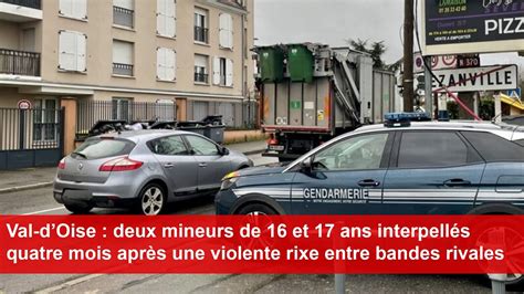 Val dOise deux mineurs interpellés quatre mois après une violente