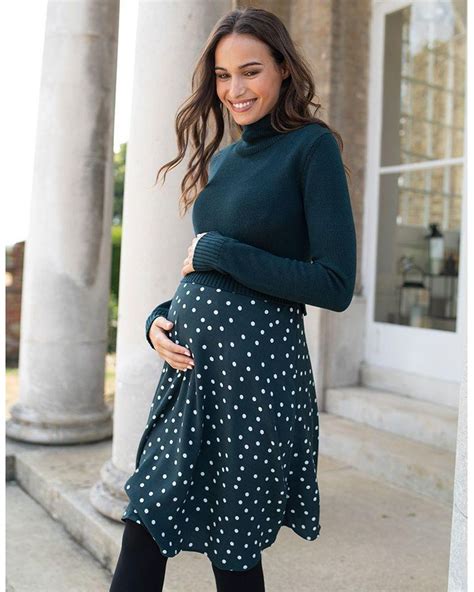 Seraphine Green Polka Dot 2 In 1 Maternity And Nursing Dress In Blue Lyst