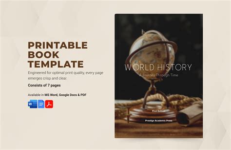 Book Word Template in Word, PDF, Google Docs - Download | Template.net