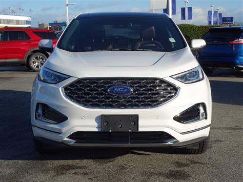 2020 Ford Edge Titanium Star White 2 0l Ecoboost® Engine Dams Ford Lincoln Sales Ltd