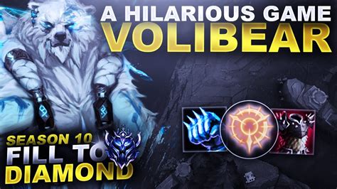 A Hilarious Game On Volibear Top Fill To Diamond S10 League Of