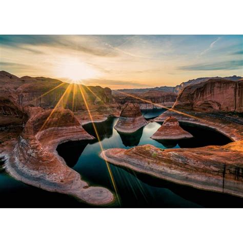 Tableau Sur Toile Canyon Utah 100x140 Cm Leroy Merlin