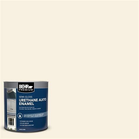 BEHR PREMIUM 1 Qt GR W14 Coconut Twist Semi Gloss Enamel Urethane