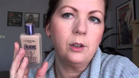 First Impressions L Oreal Nude Magique Eau De Teint Foundation Youtube