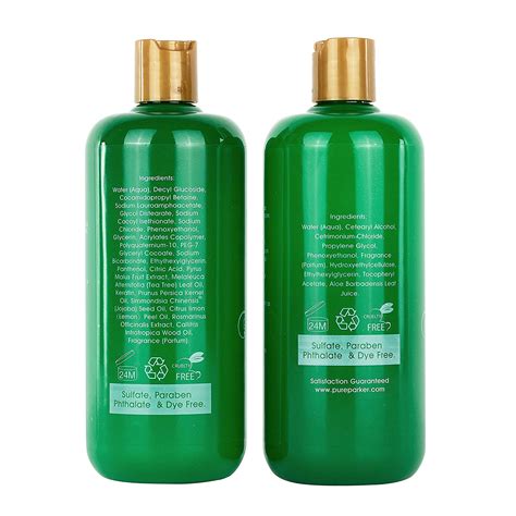 Shampoo And Conditioner Set For Oily Hair Hair Strengthener And Itchy Sca Pure Parker