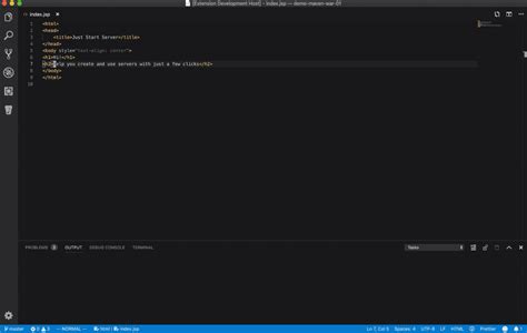 Github Deanly Just Start Server Vscode Extension Help Create And Use Servers With Just A Few