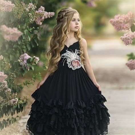 Dollcake Dresses Nwt Dollcake A Thousand Words Frills Black Maxi Dress Photo Special Poshmark