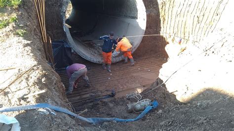 Construyen un nuevo túnel en el Arroyo del Rey para prevenir