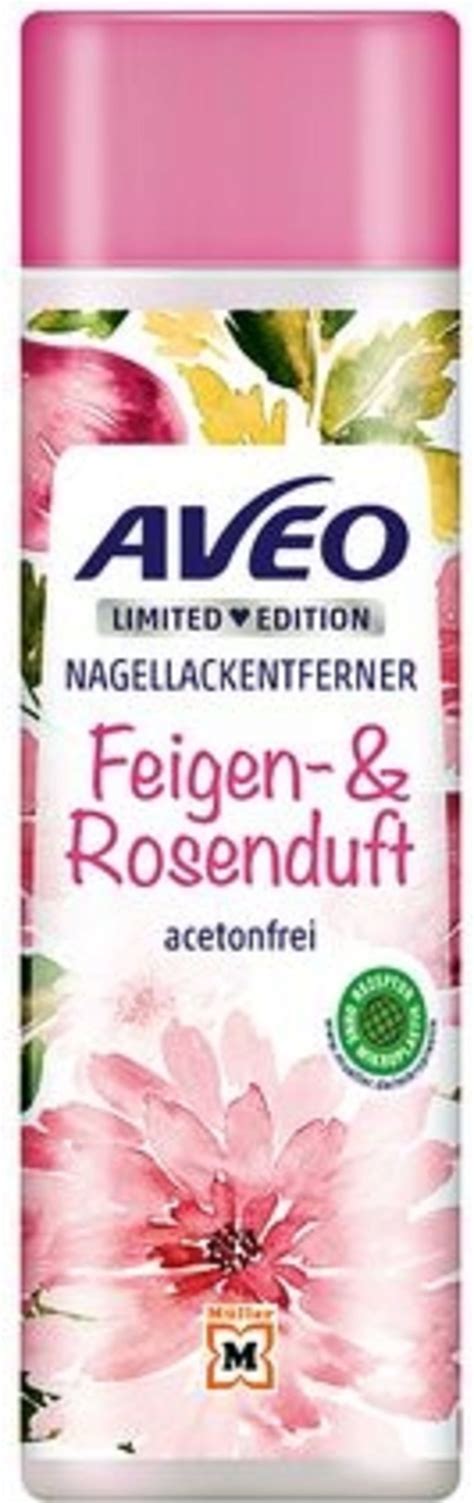 Aveo Nagellackentferner Acetonfrei Mit Feigen Und Rosenduft Ml